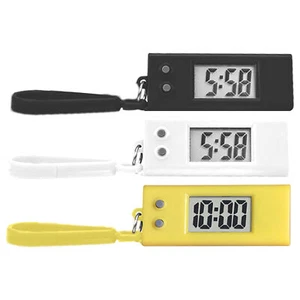 1x Electric Digital Pocket Watch Medical Nurse Pocket Fob Watch Keyring Pendant - Picture 1 of 15