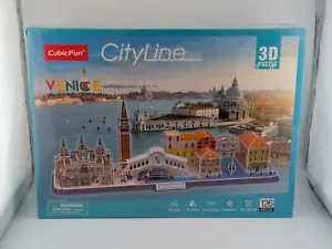 Venice City Line 3D Puzzle - CubicFun Puzzles NEW 126 Pieces - Picture 1 of 3