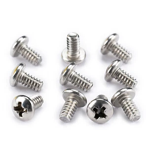 Tornillos de acero inoxidable para guitarra Musiclily Pro 10 piezas #6-32x1/4" interruptor de roble CRL - Imagen 1 de 6