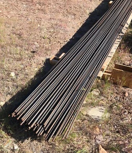 Steel Rebar #4, Grade 40, 1/2 inch x 20 feet, new in SW Reno, Nevada. - Picture 1 of 2
