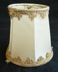 Abat-jour à clip tissu 10 cm – Vintage – Petit format rétro - REF 699 - Imagen 1 de 4