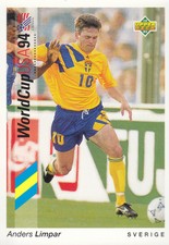UPPER DECK - FIFA World Cup - USA 94 - Anders Limpar - Sweden - # 89