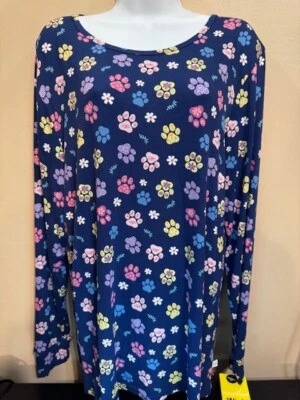 2409 - SSNV Springtime Stroll Paws Knit Underscrub By WonderWink - Image 1 of 3