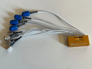 HUBER SUHNER MXP50 TO 8x PC 2.4 MALE 50GHz RF ADAPTER MF53/1x8A_21MXP ae1w13 - Picture 1 of 4