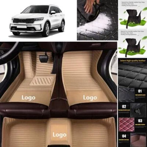 For Kia Sorento SoulCar Floor Mats Carpets Cargo PU Liners Custom All Weather - Imagen 1 de 16