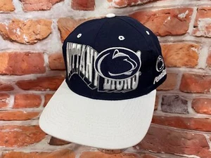 Vintage Penn State G Cap 90s Snapback Mütze Spellout Cap Nittany Löwen - Bild 1 von 7