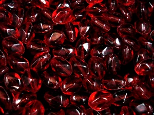 Beads Plastic Red 25g DIY Jewellery Spacers Necklaces Bracelets - Picture 1 of 2