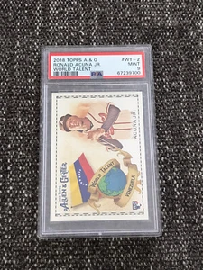 2018 Topps Allen & Ginter Ronald Acuña Jr. RC World Talent #WT-2 PSA 9 Braves - Picture 1 of 2