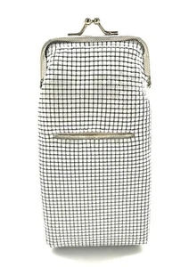 Women's Vintage Eyeglasses or Cigarette case Metal Mesh with lighter pocket USA - Picture 1 of 46
