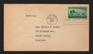 US - Sc# 936 / FDC/ New York Cancel - Lot 1019030 - Picture 1 of 2