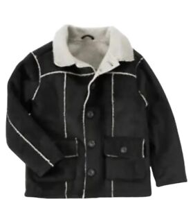 New Gymbore 5 / 6 BLACK SUEDE Jacket  REINDEER LODGE Coat Boy