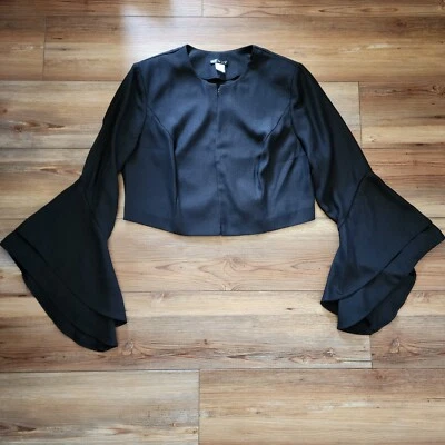 Jaqueta Venus Feminina 14 Preta Cropped - Imagem 1 de 4