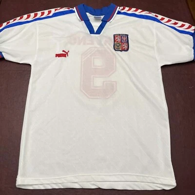 Vintage Puma Lokvenc #9 Czech Republic 1998 Soccer Futbol Jersey Mens Large - Image 1 of 4