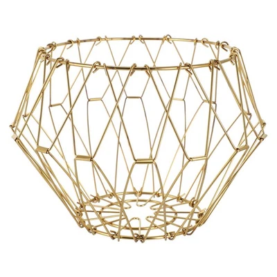  Cesto Di Frutta Cestello Scarico Scolapasta in Acciaio Inox Ciotola Domestica - Immagine 1 di 4