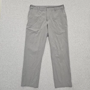 Duluth Trading Co Pants Flex Ballroom Relaxed Fit Chino Mens Size 34x30 Gray - Picture 1 of 10