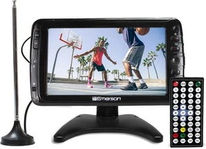 Emerson Portable 7" TV and Digital Multimedia Player, Built-In Battery HDMI USB - Picture 1 of 8