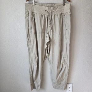 Athleta Trekkie North Jogginghose Größe 18 Damen Creme Beige Kordelzug  - Bild 1 von 18