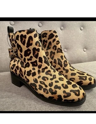 Cole Haan Kimberly Leopard Boots, Size 7. NIB! Retail $280 - Image 1 of 4