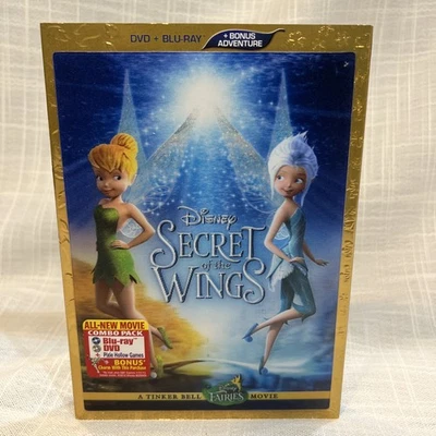Disney Tinker Bell Secret of the Wings (Blu-ray + DVD 2-Disc Set ~ 2012)  NEW - Image 1 of 4