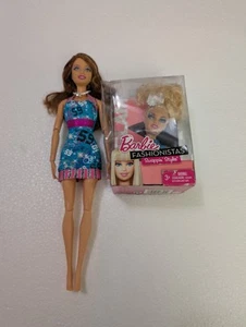 Barbie Fashionistas Intercambio Estilos Muñeca Deportiva y Cabeza Glamurosa Rubia Paquete Lote - Imagen 1 de 10