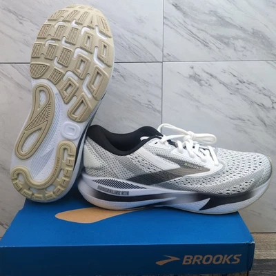 Кроссовки беговые мужские Brooks Adrenaline GTS 24 размер 10,5 белые черные Pelican - Изображение 1 из 4