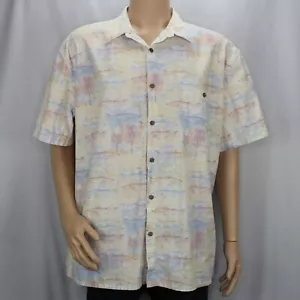 Island Shores Herren XL mehrfarbig hawaiianisches Shirt Fischdesign Aloha - Bild 1 von 8
