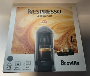 Nespresso VertuoPlus Espresso Machine by Breville BNV420GRY1BUC1, Grey - Picture 1 of 2
