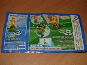 KINDER TT 126 TT126 MAGICSPORT 2 - GAF GIRAFE BPZ FRANCE - Photo 1/1