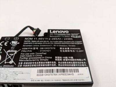 Batería Original Lenovo ThinkPad T470 A475 T480 A485 01AV419 01AV420 01AV489 Foto 1 de 4