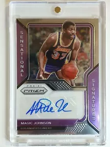 2020 Prizm Magic Johnson Auto Sensational Signatures Autograph - Ready to Grade - Picture 1 of 2