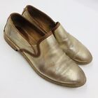 Trask Womens Size 7 M Ali Gold Leather Slip On Loafers Flats