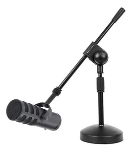 SAMSON SAQ9U USB/Analog Broadcasting Recording Microphone+Desk Stand w/Boom - Picture 1 of 11
