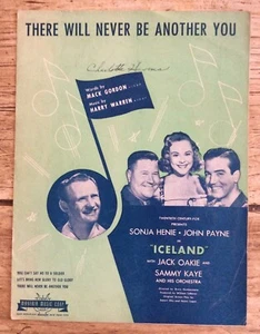 Vintage Piano Sheet Music: There Will Never Be Another You 1942 - Picture 1 of 5