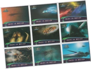 Farscape In Motion - 9 Card "Ships In Motion" Lenticular Chase Set S1-9 - 2001 - Picture 1 of 3