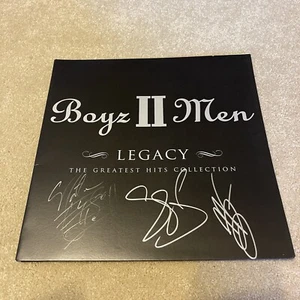 Boyz II Men signed Autogramm Vinyl LP Legacy Target Vinyl R&B 90er Mariah Carey - Bild 1 von 6