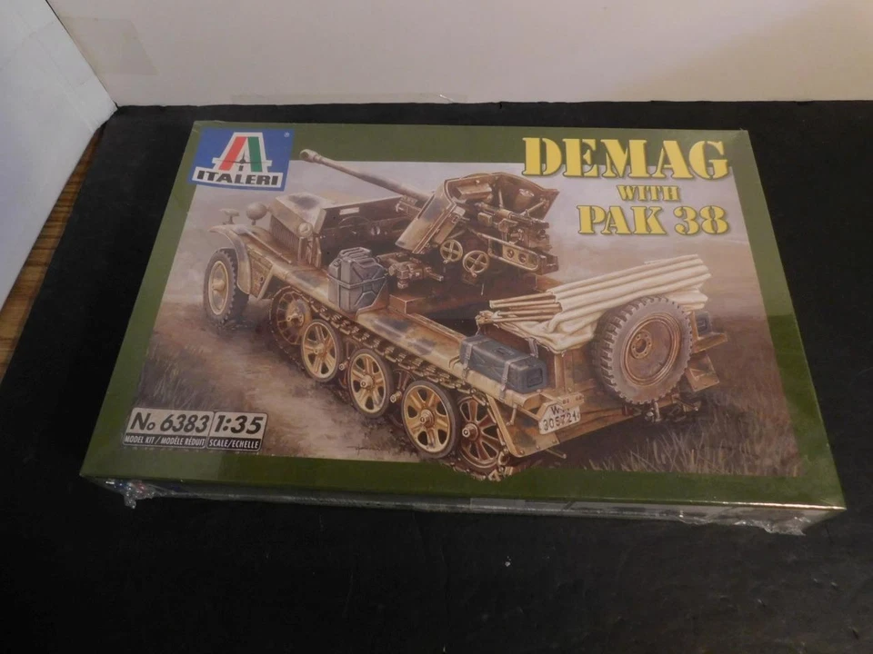 Italeri 1:35 #6383 Demag With Pak 38 NIB - Image 1 of 1