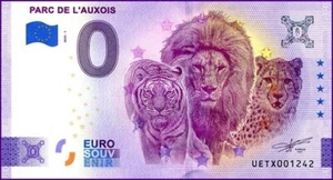 PARC DE L'AUXOIS / BILLET 0 € / NULL EURO-SCHEIN / UETX 2023-1 - Picture 1 of 1