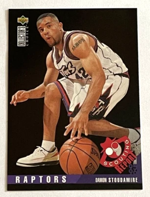 1995-96 Collector's Choice Damon Stoudamire Scouting Report #346 - Image 1 of 2