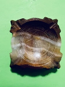 Carved stone ashtray Vintage - Picture 1 of 7