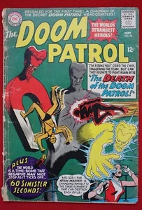 The Doom Patrol Issue #98 DC Comics Robotman Hombre Negativo Elasti-Girl Chief 1965 - Imagen 1 de 11