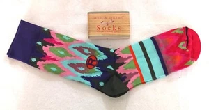 Dub & Drino Colorful Larger Crew Socks From France - Picture 1 of 1