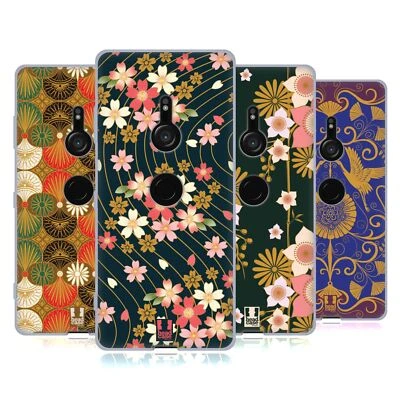 HEAD CASE DESIGNS LACQUERWARE SOFT GEL CASE FOR SONY PHONES 1 - Image 1 of 4