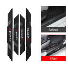 4Pcs Car Accessories Door Scuff Plate Sill Cover Panel Step Protector Universal