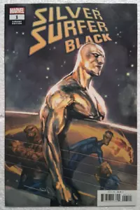 Silver Surfer: Black #1 ~ Marvel Comics 2019 ~ variante de portada de Gerald Parel 1:25 - Imagen 1 de 3