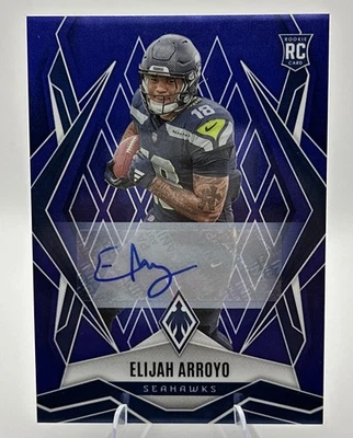 2025 Phoenix Elijah Arroyo Auto Blue🔥 RC Auto /49 🔥 Seahawks - Image 1 of 4