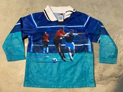 Camiseta de fútbol Tommy Hilfiger vintage con estampado de animación para jugadores rara 3T niños Foto 1 de 4