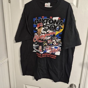 Vintage Dale Earnhardt Sr Hemd Herren Large doppelseitig 1998 Daytona 500 2XL - Bild 1 von 5
