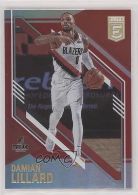 Donruss Elite 2020-21 rojo Damian Lillard #82 0p6y Foto 1 de 3