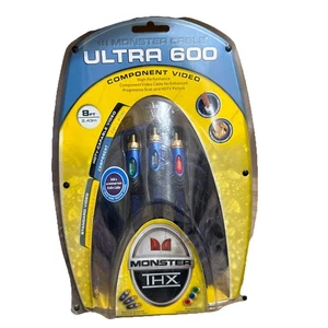 Monster Cable 8 FT Ultra 600 Component Video Cable THX Certified -BRAND NEW- - Foto 1 di 1