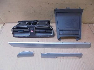 VW VOLKSWAGEN GOLF MK6 2010 SILVER DASH TRIMS, CENTRE HEATER VENTS AND ASH TRAY - Picture 1 of 7